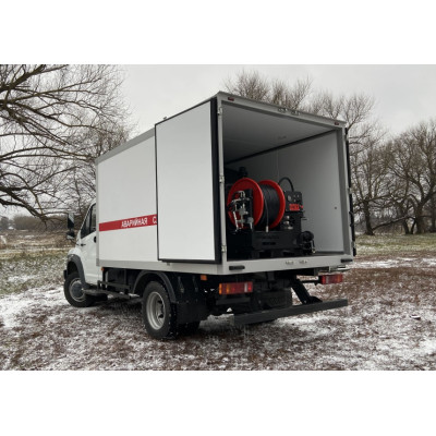 Каналопромывочная машина РУСКОМТЕХ РКТ-250/100 ГАЗОН НЕКСТ Каналопромывочная машина РУСКОМТЕХ РКТ-250/100 ГАЗОН НЕКСТ