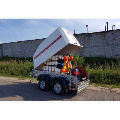 Каналопромывочный прицеп РУСКОМТЕХ РКТ-150/70