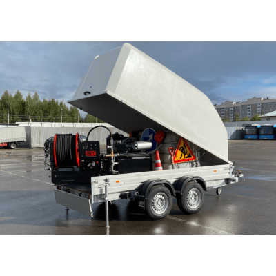 Каналопромывочный прицеп РУСКОМТЕХ РКТ-150/120 Каналопромывочный прицеп РУСКОМТЕХ РКТ-150/120