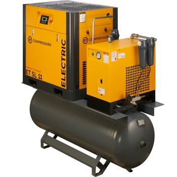 Винтовой компрессор ET-Compressors SL 11-08-500 ES (IP55) на ресивере с осушителем