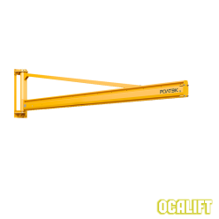 Кран консольный поворотный настенный (ККР) OCALIFT 500кг с вылетом стрелы 4м Кран консольный поворотный настенный (ККР) OCALIFT 500кг с вылетом стрелы 4м