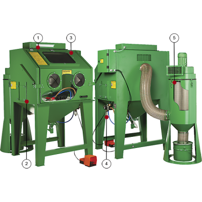 Пескоструйная камера инжекторного типа ECO-80S Пескоструйная камера инжекторного типа ECO-80S