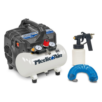 Компактный безмасляный малошумный компрессор Fini Sanifico AirKit с набором для проведения дезинфекции Компактный безмасляный малошумный компрессор Fini Sanifico AirKit с набором для проведения дезинфекции