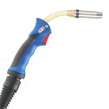 Горелка для полуавтоматичской сварки Abicor Binzel RF 45 LC с воздушным охлаждением, длиной 3 метра и евро-разъемом Горелка для полуавтоматичской сварки Abicor Binzel RF 45 LC с воздушным охлаждением, длиной 3 метра и евро-разъемом