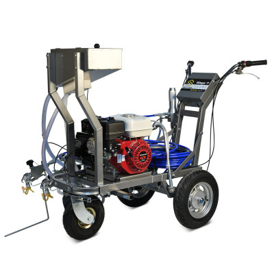 Разметочная машина с комплектом для стеклошариков SCHTAER Wega 7G Разметочная машина с комплектом для стеклошариков SCHTAER Wega 7G