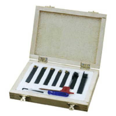 Набор резцов с мех.креплением пластин, сечение 25х25 мм, 9 шт. Набор резцов с мех.креплением пластин, сечение 25х25 мм, 9 шт.