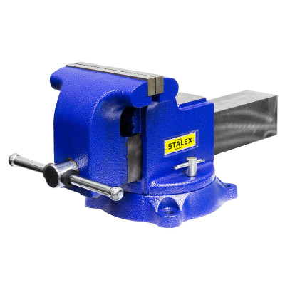 Тиски слесарные STALEX Гризли, 200 х 200 мм., 360°, 29,5 кг. Тиски слесарные STALEX Гризли, 200 х 200 мм., 360°, 29,5 кг.