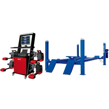 Комплект F4D-4 Подъемник 4-хст. г/п 4т,эл/гидр. с траверсой+КДС-5К (6x4) Стенд для сход-развала Комплект F4D-4 Подъемник 4-хст. г/п 4т,эл/гидр. с траверсой+КДС-5К (6x4) Стенд для сход-развала