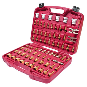 JTC-4636 Набор адаптеров для тестирования системы кондиционирования для японских автомобилей в кейсе JTC-4636 Набор адаптеров для тестирования системы кондиционирования для японских автомобилей в кейсе