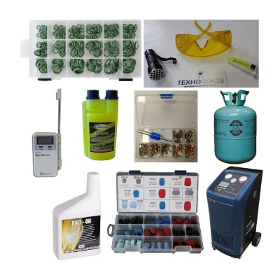 Комплект для заправки автомобильных кондиционеров Мастер Комплект для заправки автомобильных кондиционеров Мастер