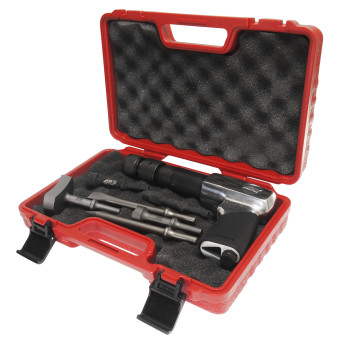 Молоток пневматический с набором зубил 8шт. JTC-3310K Молоток пневматический с набором зубил 8шт. JTC-3310K