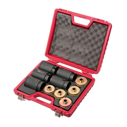 Набор съемников сайлентблоков под гидравлический привод в кейсе JTC Набор съемников сайлентблоков под гидравлический привод в кейсе JTC