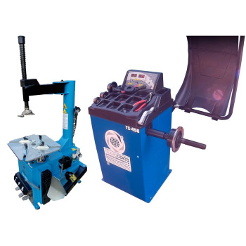 Комплект TS-3022 Станок шиномонтажный 10-24+ TS-450 Балансировочный стенд для легковых авто Комплект TS-3022 Станок шиномонтажный 10-24+ TS-450 Балансировочный стенд для легковых авто