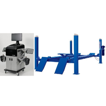 Комплект F4D-4 Подъемник 4-хст. г/п 4т,эл/гидр. с траверсой+T6202 Стенд сход развал 3D Комплект F4D-4 Подъемник 4-хст. г/п 4т,эл/гидр. с траверсой+T6202 Стенд сход развал 3D