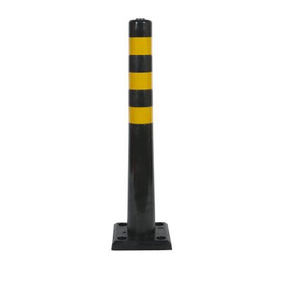 Столбик гибкий черный 750 мм с квадратным съемным основанием Столбик гибкий черный 750 мм с квадратным съемным основанием