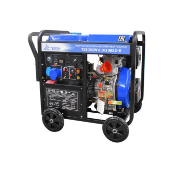 Инверторный дизельный сварочный генератор TSS DGW 6.0/200ED-R Инверторный дизельный сварочный генератор TSS DGW 6.0/200ED-R