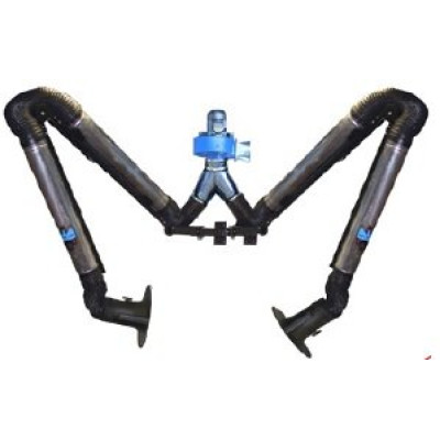 Набор для вытяжки сварочного дыма с двумя сочлененными рукавами TECHNO-2-330/300 Filcar Набор для вытяжки сварочного дыма с двумя сочлененными рукавами TECHNO-2-330/300 Filcar