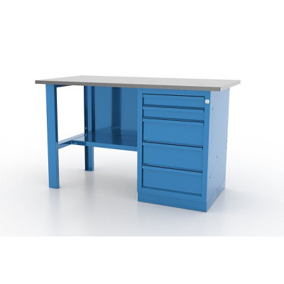 Верстак металлический однотумбовый 01.105L