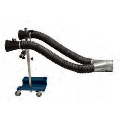 Подкатная система для вытяжки выхлопных газов, для двух труб с резиновыми насадками D-125мм BRMS-125 Filcar Подкатная система для вытяжки выхлопных газов, для двух труб с резиновыми насадками D-125мм BRMS-125 Filcar