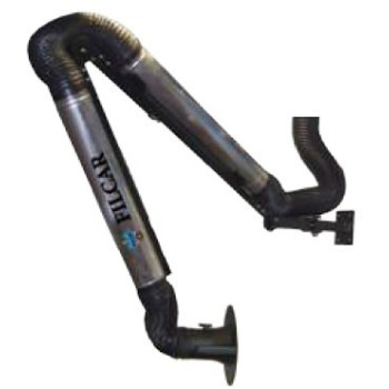 Сочлененный рукав для вытяжки сварочных газов с жесткими алюм.трубами Ø 150 мм. С настенным кроншт TECHNO-520 Filcar Сочлененный рукав для вытяжки сварочных газов с жесткими алюм.трубами Ø 150 мм. С настенным кроншт TECHNO-520 Filcar