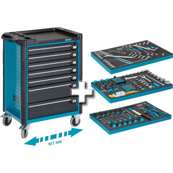 Тележка инструментальная Hazet 179-7/141 с набором инструмента. Тележка инструментальная Hazet 179-7/141 с набором инструмента.