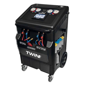 Установка для заправки автомобильных кондиционеров Ecotechnics ECK TWIN-PRO HR Установка для заправки автомобильных кондиционеров Ecotechnics ECK TWIN-PRO HR