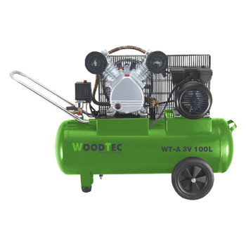 Поршневой компрессор WoodTec WT-A 3V 100L Поршневой компрессор WoodTec WT-A 3V 100L